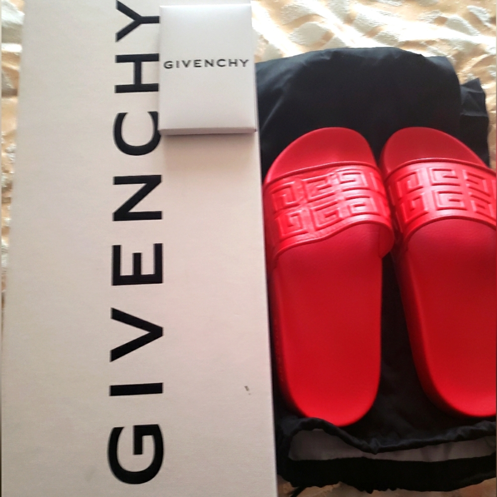 Womens Authentic Givenchy Pool Slides - image 1